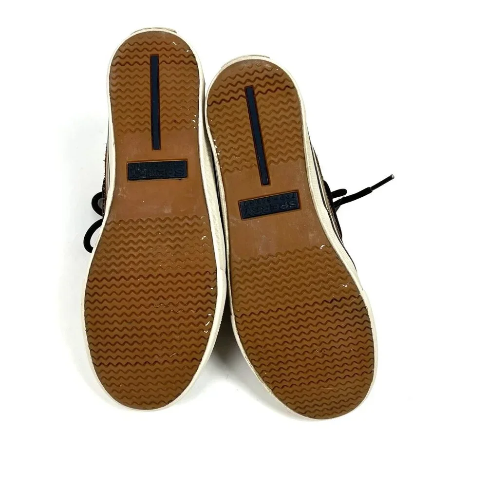 Sperry Topsiders Boy's Bahama Chukka Boot Shoes Mid-Top Suede Casual Size 4.5